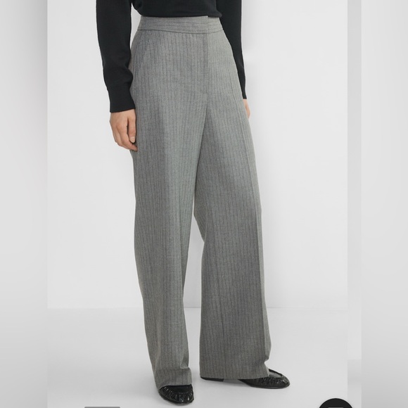 Wilfred Pants - Aritzia Limitless Pants Navy Pinstripe - 4